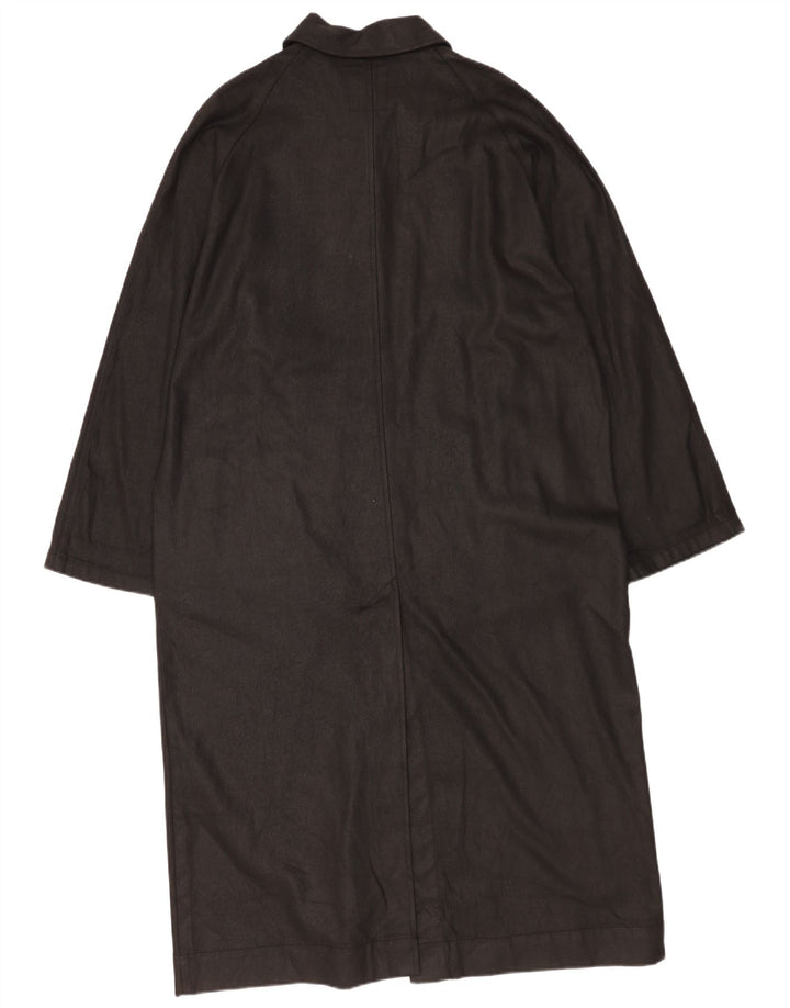 Sobretudo feminino Zara Oversized UK 14 médio algodão preto