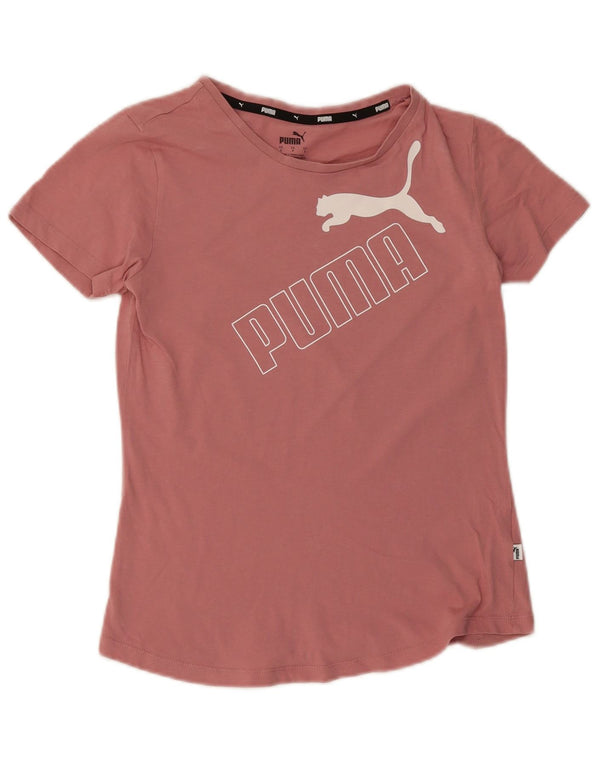 Puma Camiseta Feminina Graphic Top UK 10 Pequena Rosa
