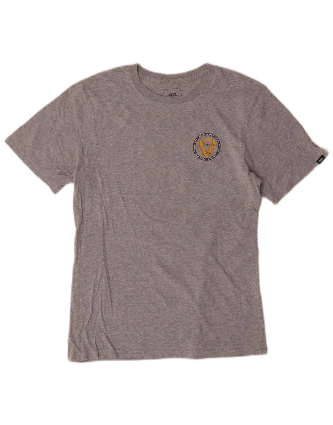 Camiseta Vans Boys Classic Fit Graphic 12-13 Anos Grande Algodão Cinza