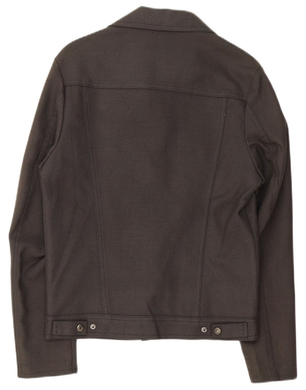 Jaqueta bomber masculina vintage UK 34 XS cinza