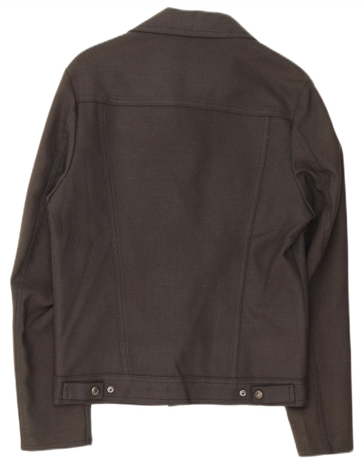 Jaqueta bomber masculina vintage UK 34 XS cinza