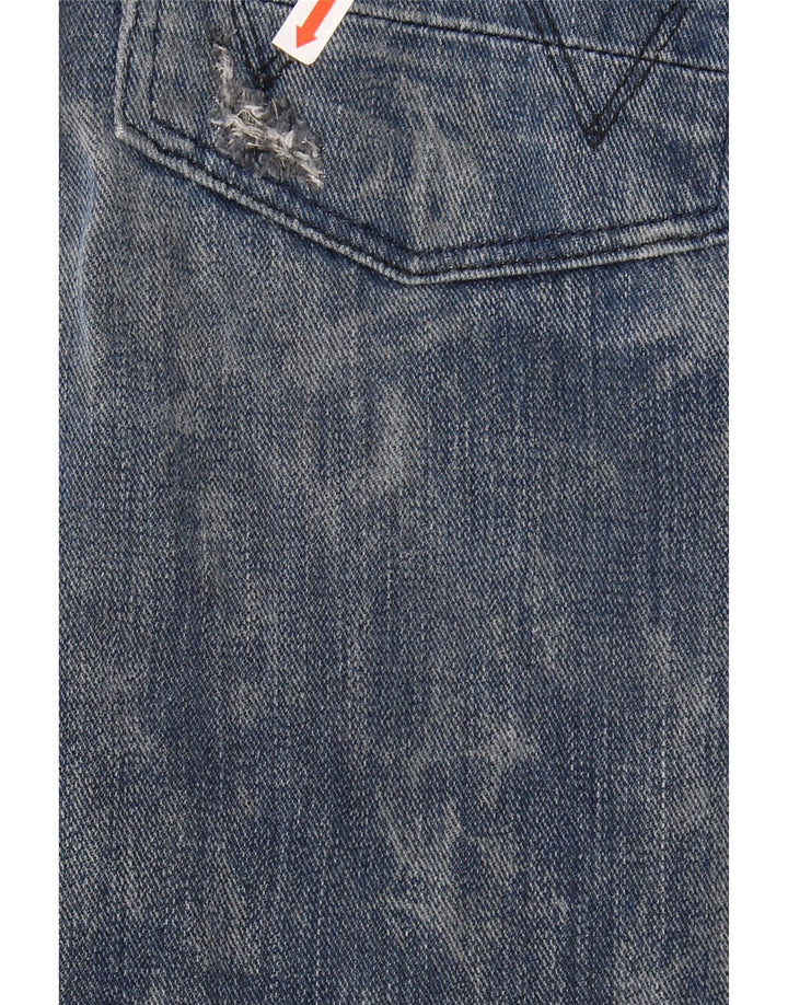 WRANGLER Masculino Ace Straight Jeans W33 L28 Azul Algodão