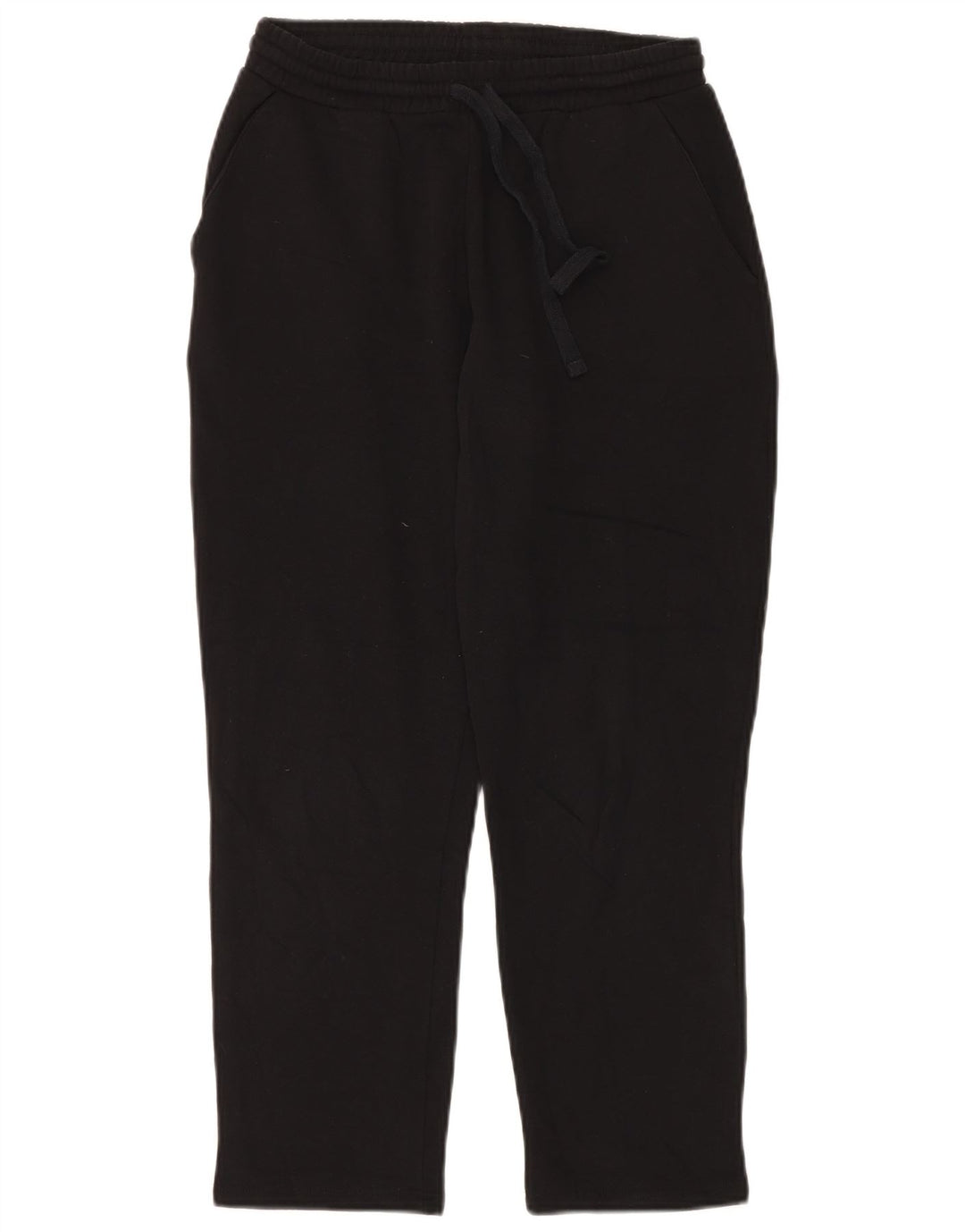 Calça de treino feminina ZARA Reino Unido 8 pequeno algodão preto