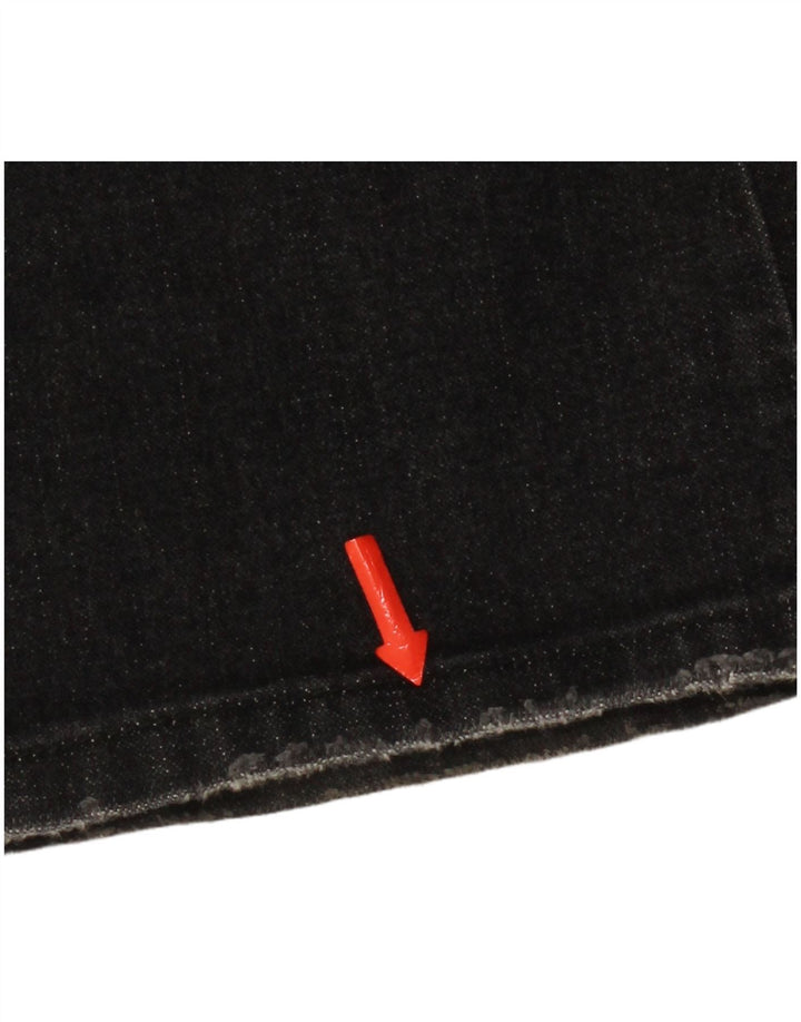 Jeans feminino Levi's 518 Super Low Bootcut US 3 pequeno W30 L29 algodão cinza