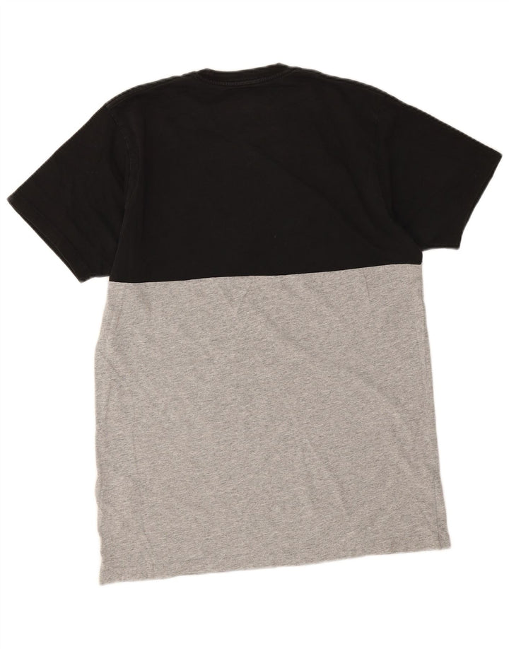 Camiseta masculina Vans Classic Fit Top médio preto colorblock algodão