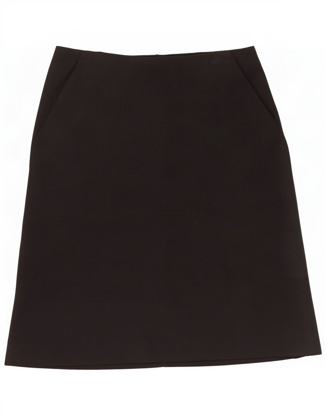 Cos saia evasê feminina pequena W29 viscose preta