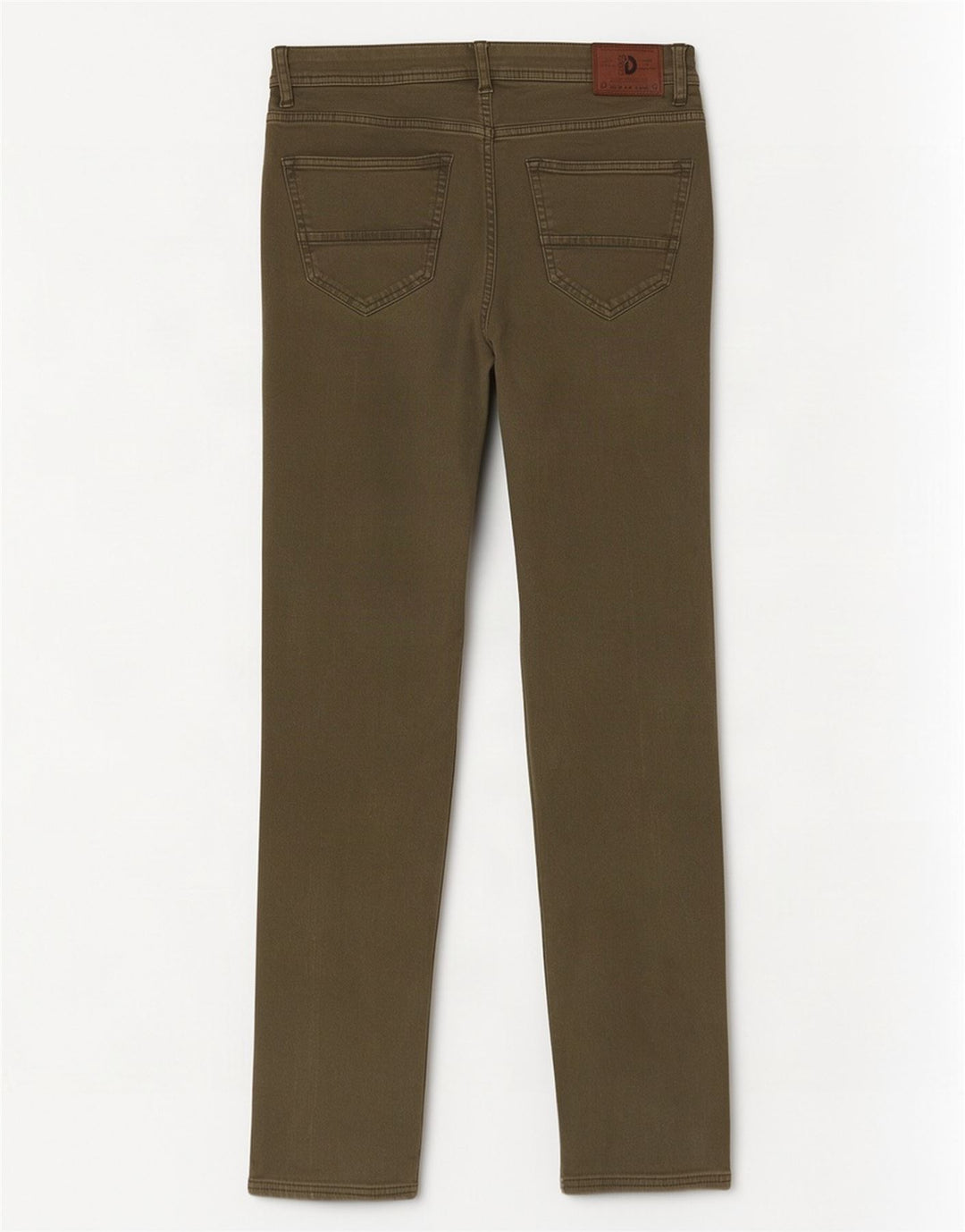 Dack's Mens Slim Jeans IT 50 Grande W34 L30 Algodão Cáqui