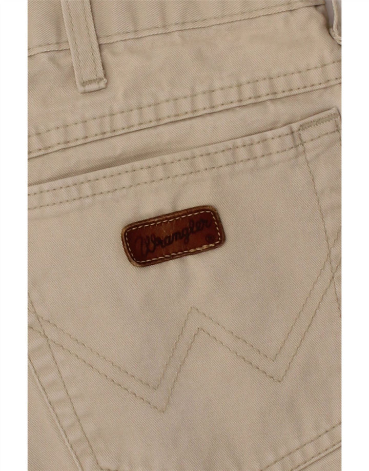 WRANGLER Mens Ohio Straight Casual Trousers W36 L27 Beige Cotton Vintage Wrangler and Second-Hand Wrangler from Messina Hembry 