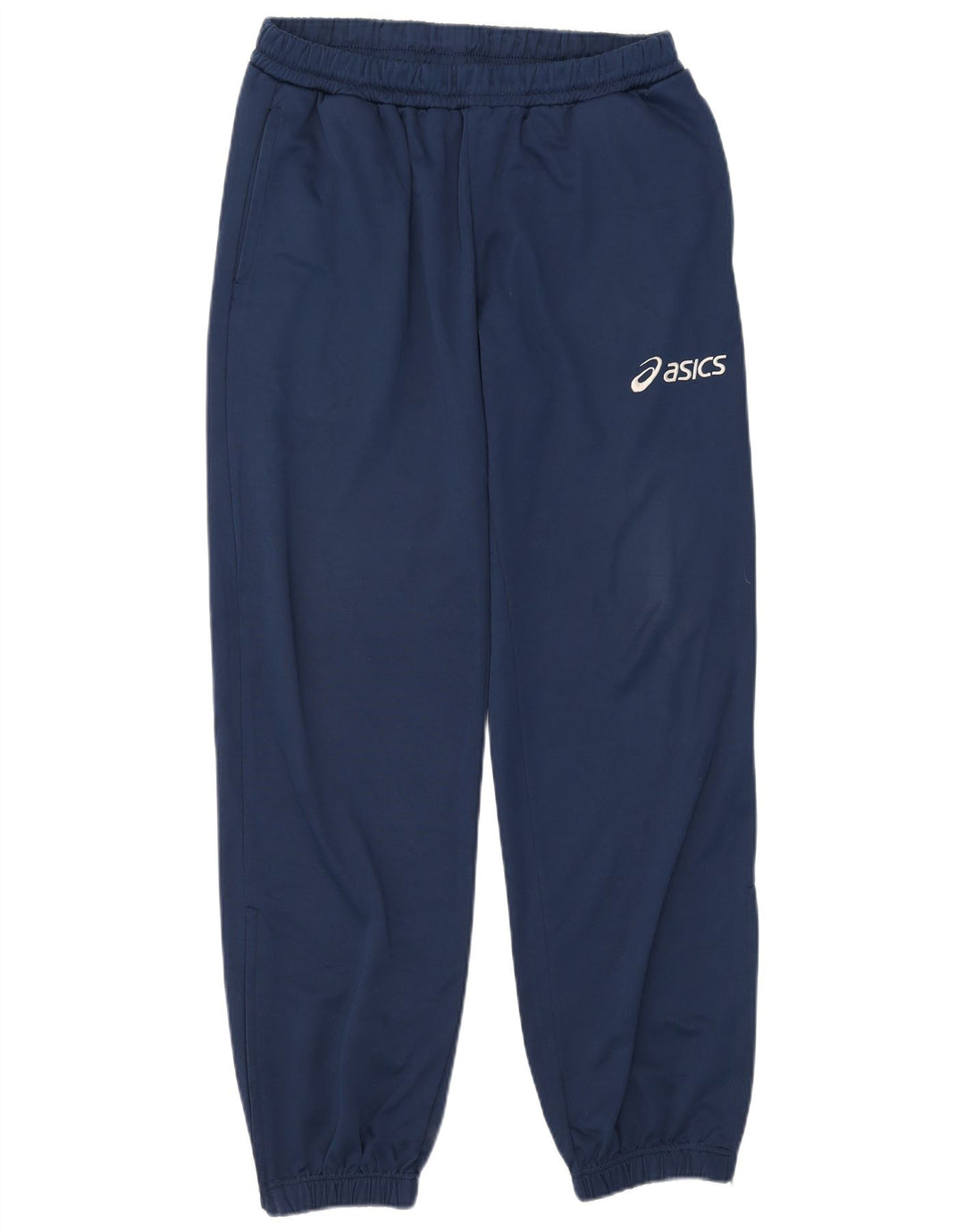 Calça de treino masculina Asics Joggers grande poliéster azul marinho