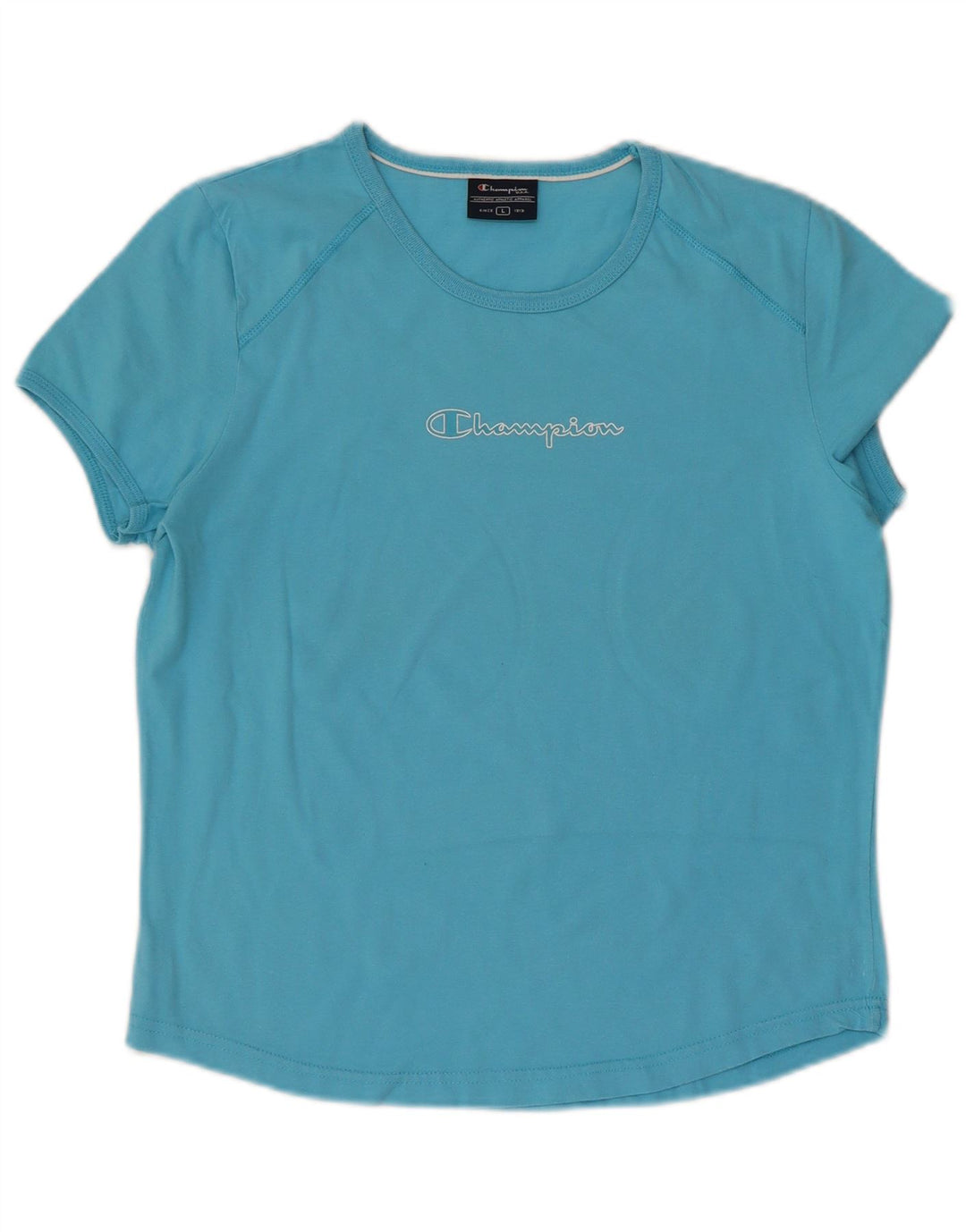 Camiseta feminina estampada Champion UK 14 grande azul
