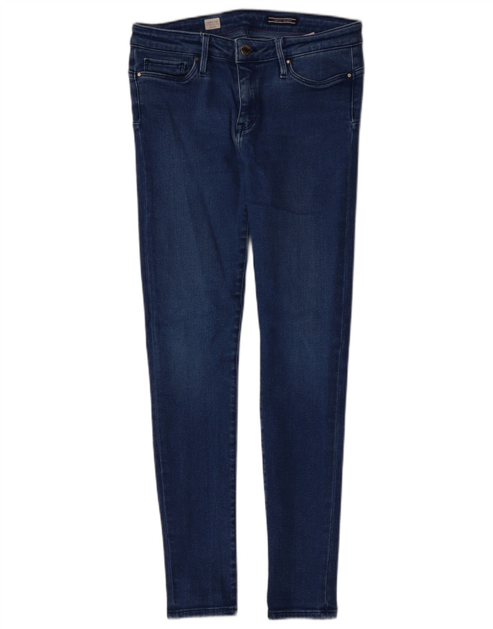 TOMMY HILFIGER Feminino Como RW Skinny Jeans W29 L26 Azul Algodão