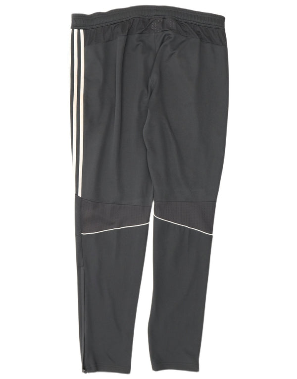 Calça de treino masculina Adidas Climacool grande poliéster cinza