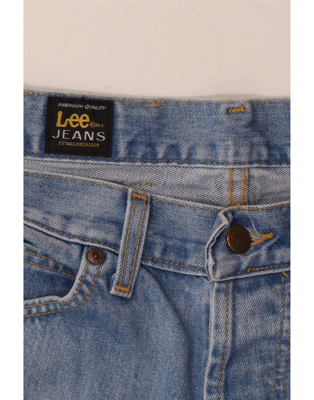 Jeans retos femininos Lee W28 L28 azul