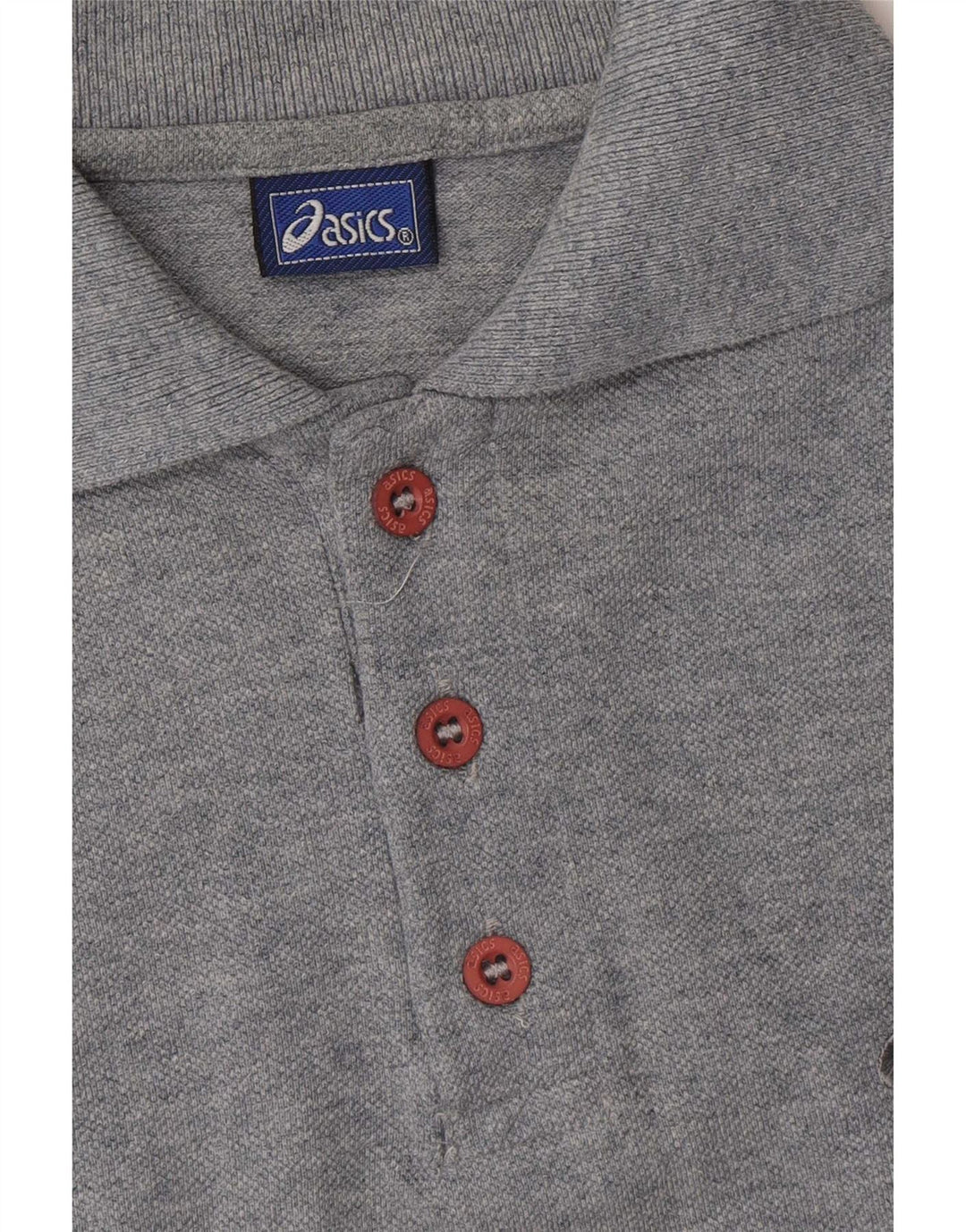 Camisa polo masculina Asics azul médio