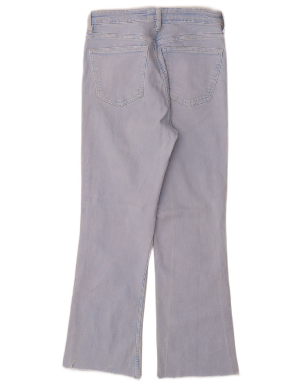 Calça jeans feminina Zara Bootcut EU 36 XS W26 L28 azul algodão