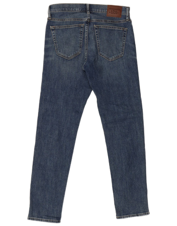 Calça jeans skinny masculina Abercrombie & Fitch W30 L30 azul algodão