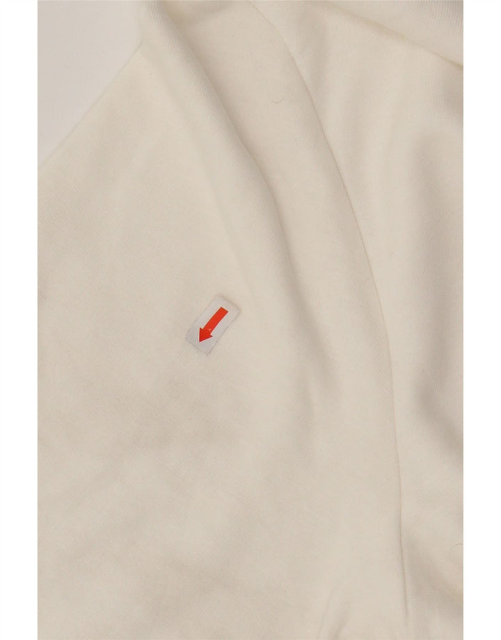 JACK & JONES moletom gráfico masculino jumper médio algodão branco
