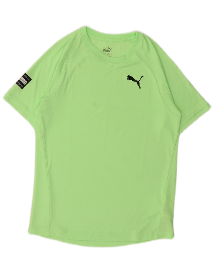 Conjunto PUMA Boys 2 peças 13-14 anos verde colorblock poliéster