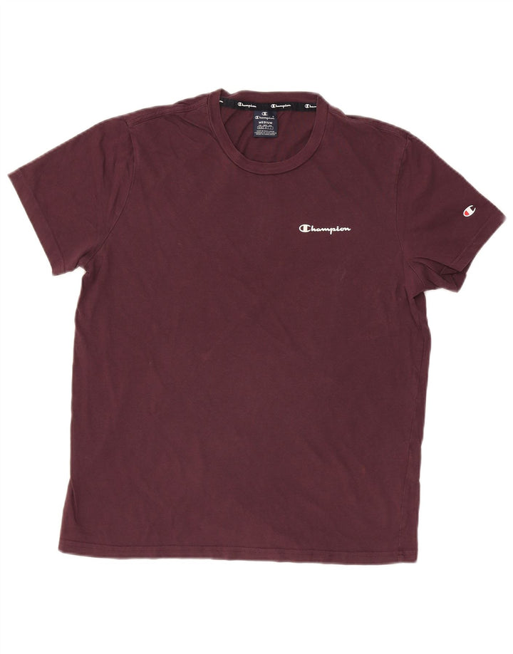 Camiseta masculina CHAMPION Top médio algodão Borgonha