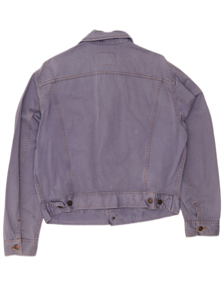 EL CHARRO Jaqueta jeans feminina superdimensionada Reino Unido 14 algodão azul médio
