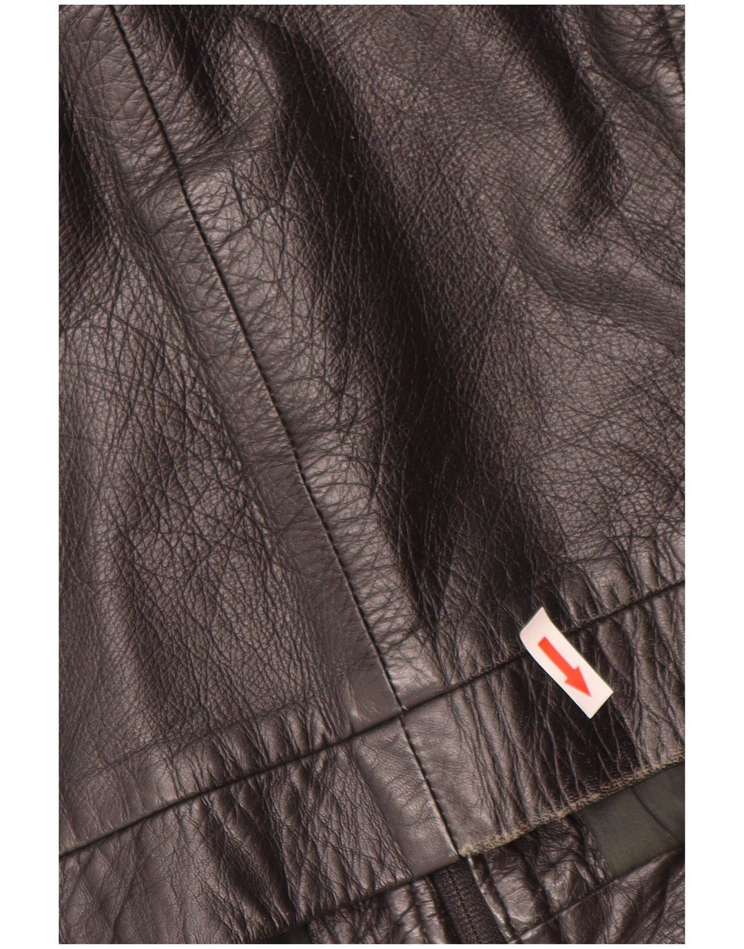 Jaqueta de couro masculina vintage IT 50 grande couro preto