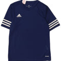 Camiseta Adidas Boys Climalite Top 11-12 Anos Grande Poliéster Azul Marinho