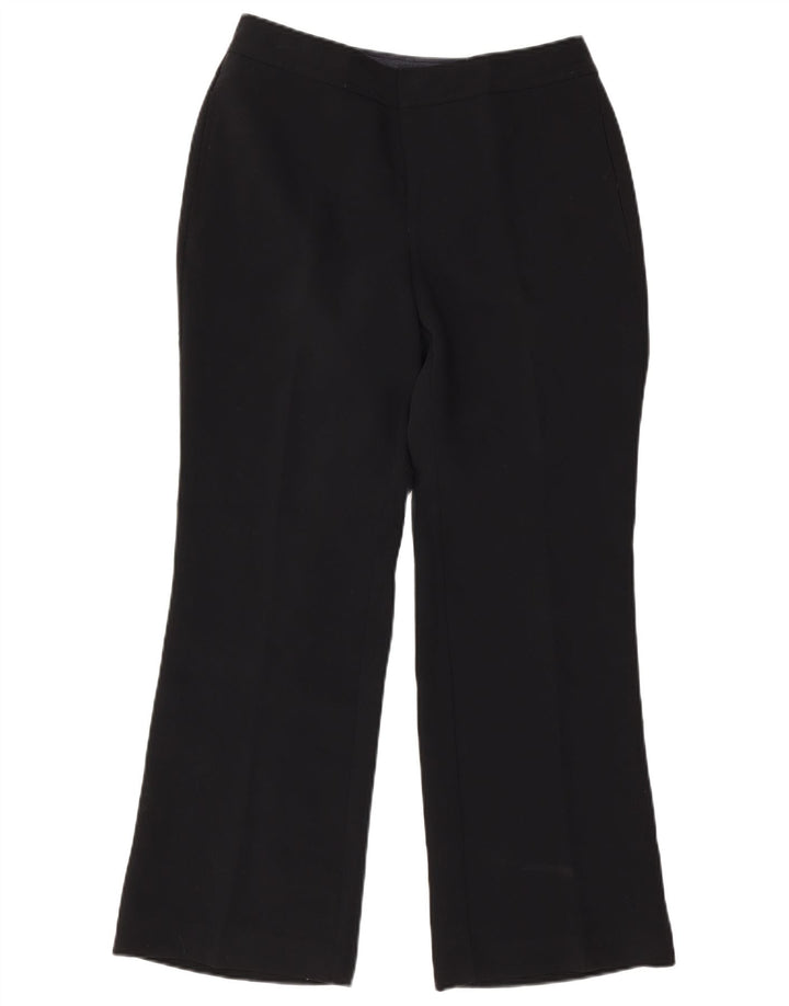 Calça casual feminina Eddie Bauer Petite Bootcut US 6 médio W30 L29 preta