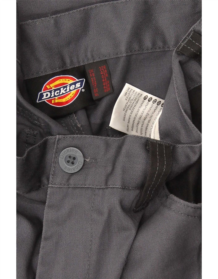 Calças Dickies Mens Straight Cargo W32 L30 Cinza Colourblock Poliéster