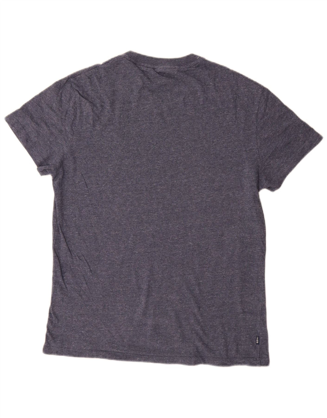 Camiseta masculina Superdry Top médio algodão azul marinho