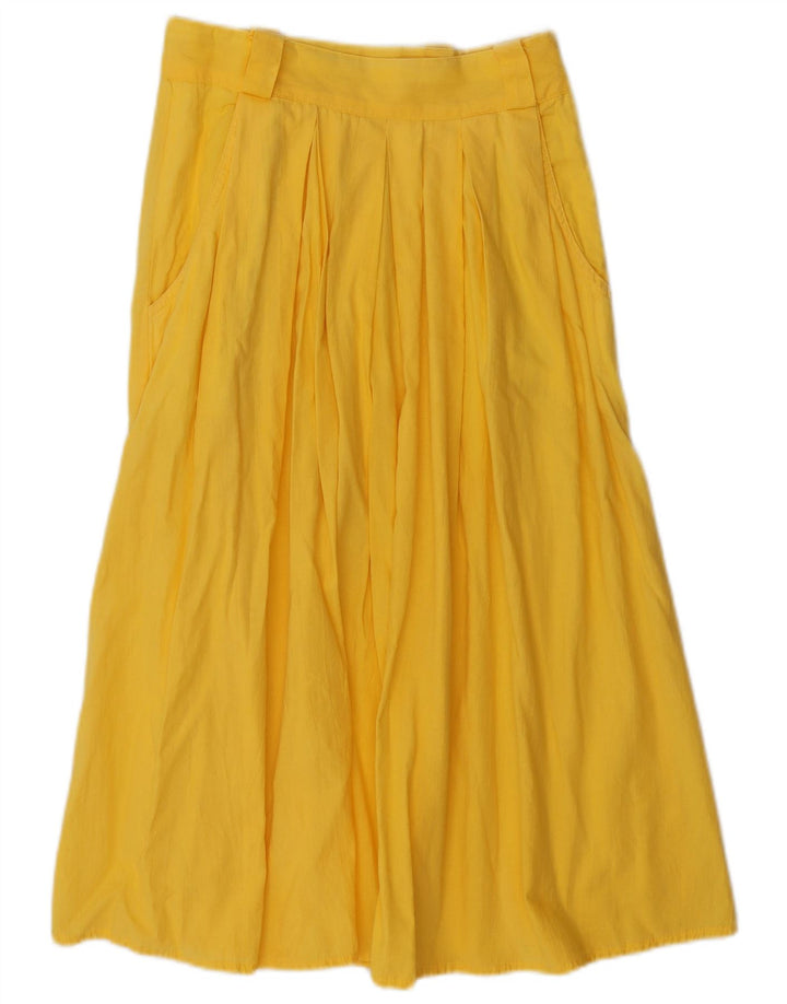 Saia feminina vintage linha A W24 XS amarela