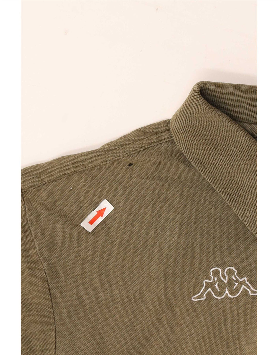 Camisa polo masculina Kappa grande cáqui