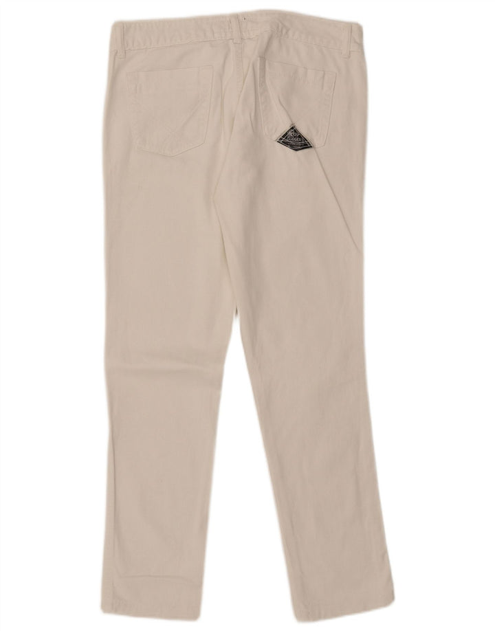 Calça jeans feminina Roy Rogers W30 L31 algodão branco