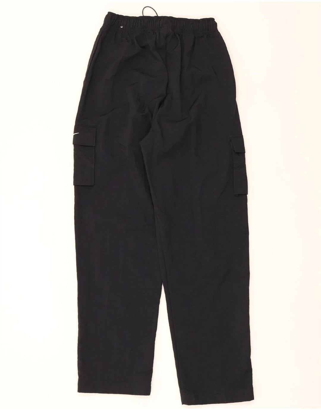NIKE Womens Cargo Tracksuit Trousers UK 6 XS  Black Nylon Vintage Nike and Second-Hand Nike from Messina Hembry 