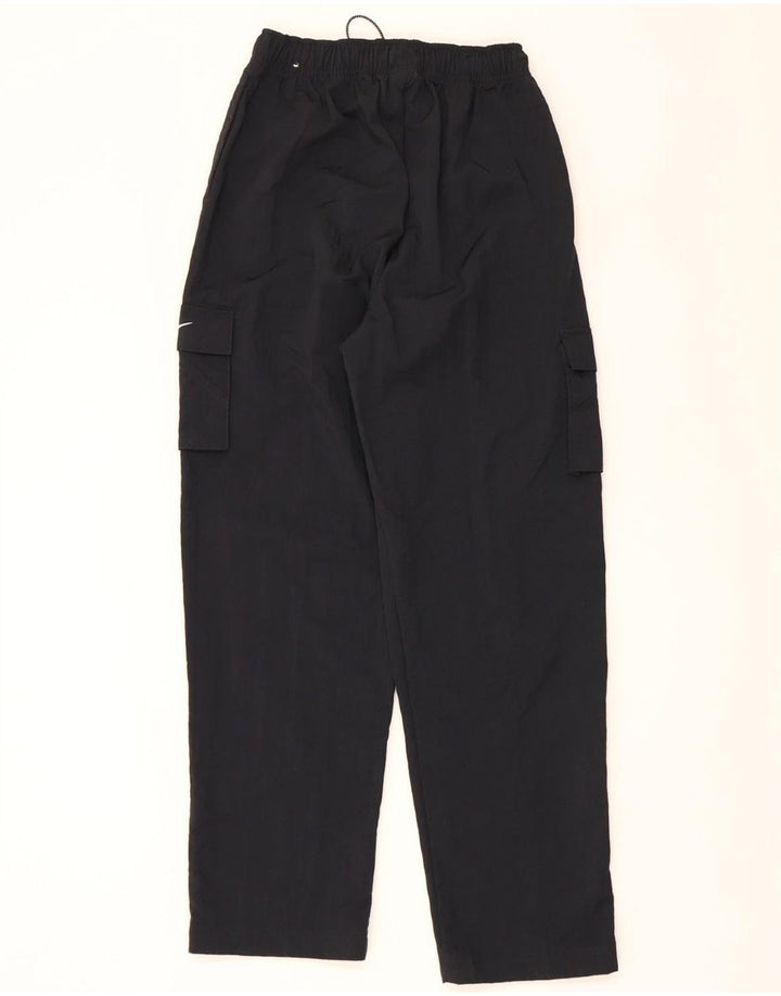 NIKE Womens Cargo Tracksuit Trousers UK 6 XS  Black Nylon Vintage Nike and Second-Hand Nike from Messina Hembry 