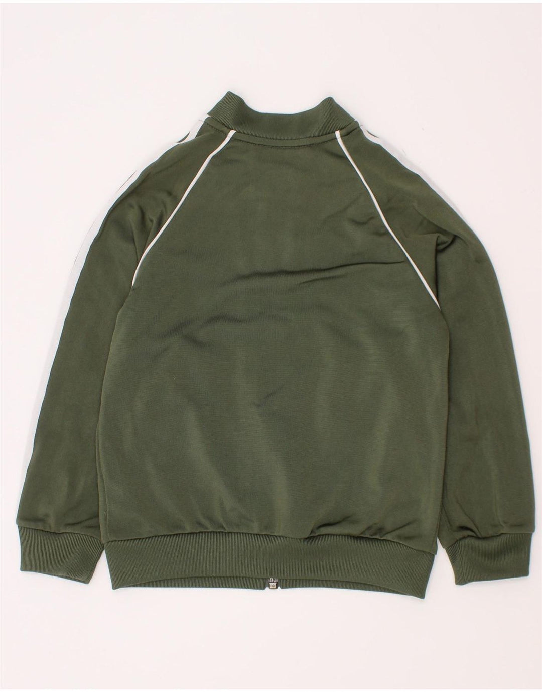 Casaco de treino gráfico Adidas para meninas 2-3 anos verde poliéster
