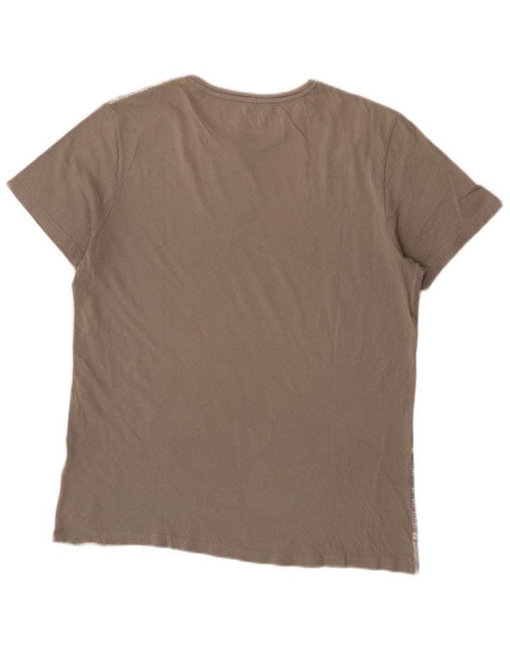 Camiseta gráfica masculina Jack & Jones Top XL cinza