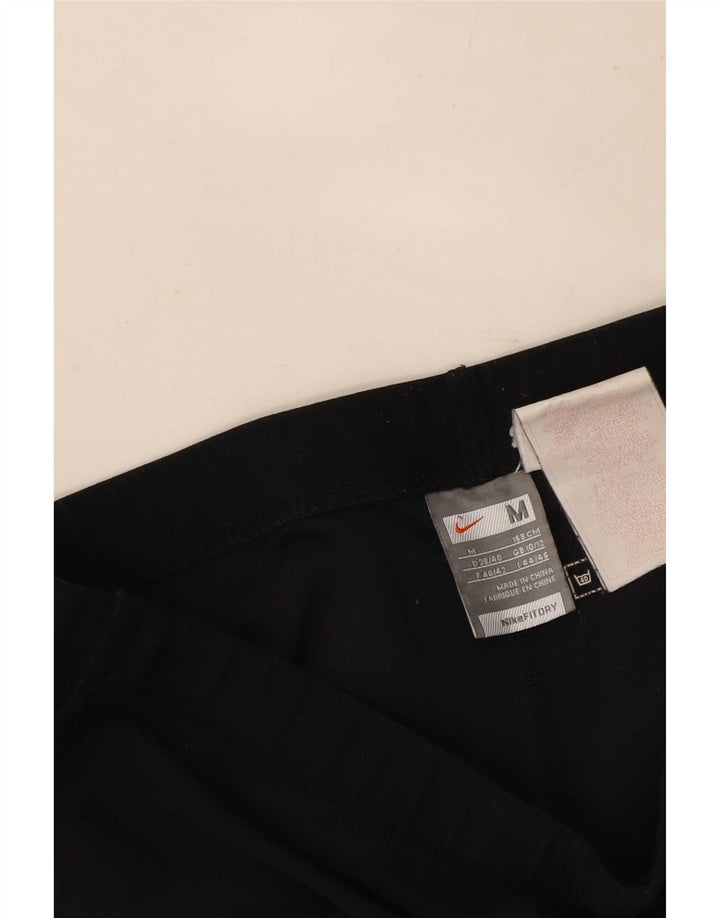 Leggings Nike Capri Femininas UK 10/12 Médio Preto Poliéster