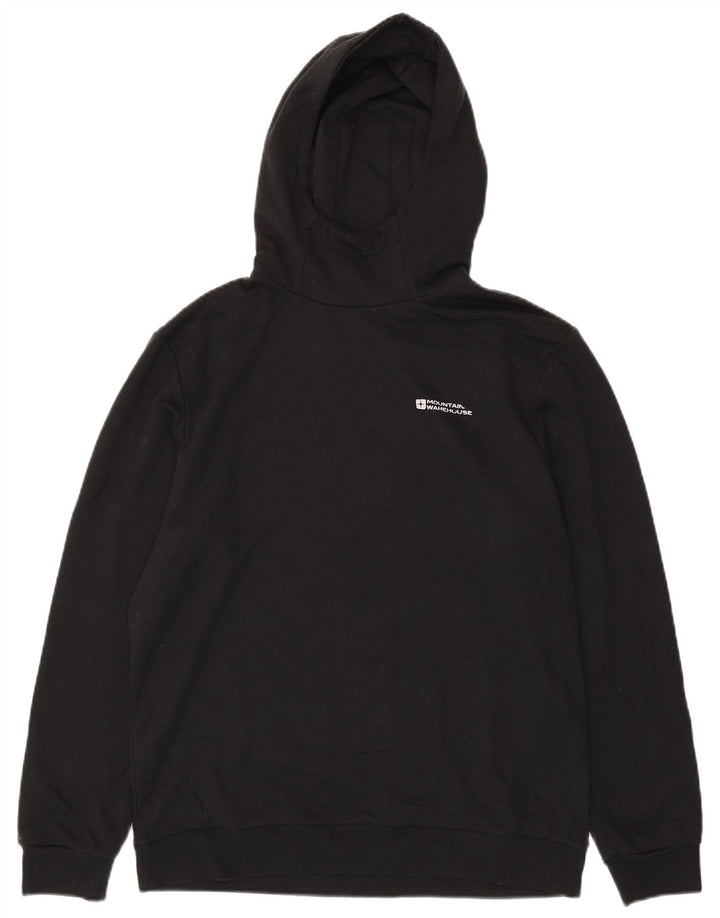 MOUNTAIN WAREHOUSE Suéter masculino com capuz médio poliéster preto