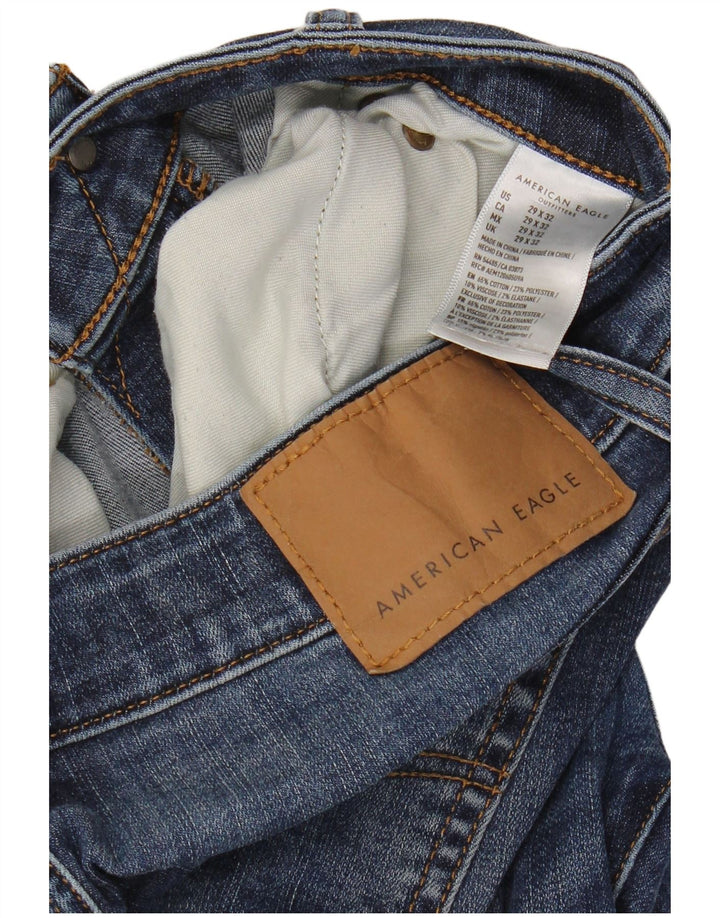 Calça jeans feminina AMERICAN EAGLE W29 L32 azul algodão