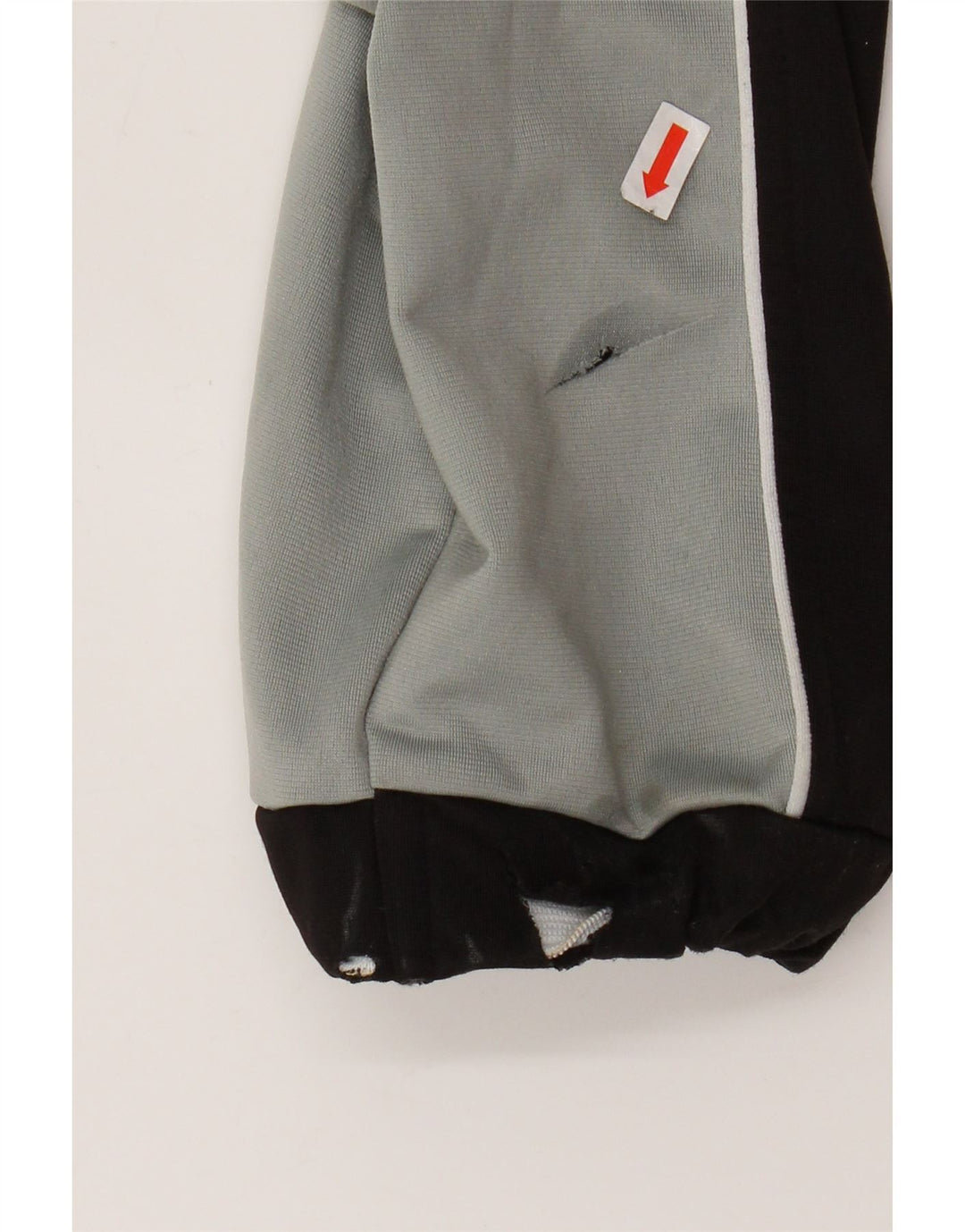 Suéter ASICS masculino com capuz e zíper XL cinza colorblock