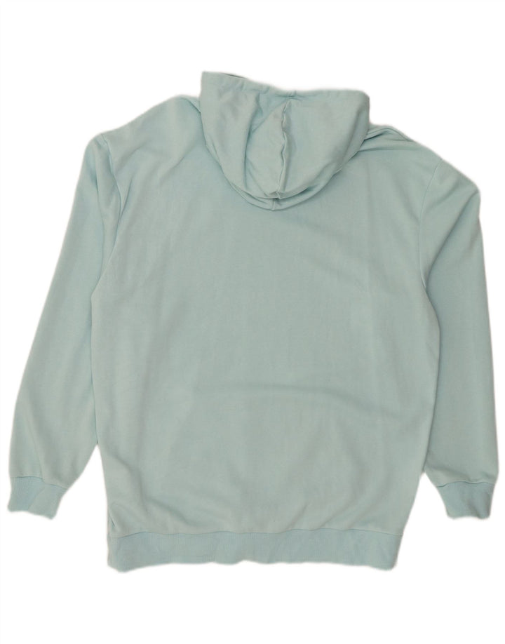 PUMA Mens Hoodie Jumper Grande Algodão Turquesa