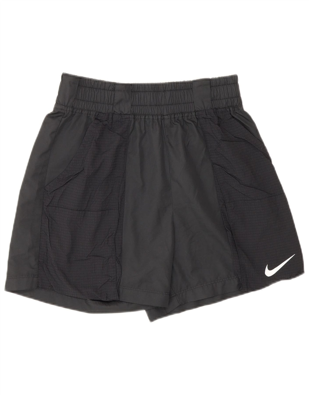 Shorts esportivos femininos NIKE UK 10 pequenos poliéster preto