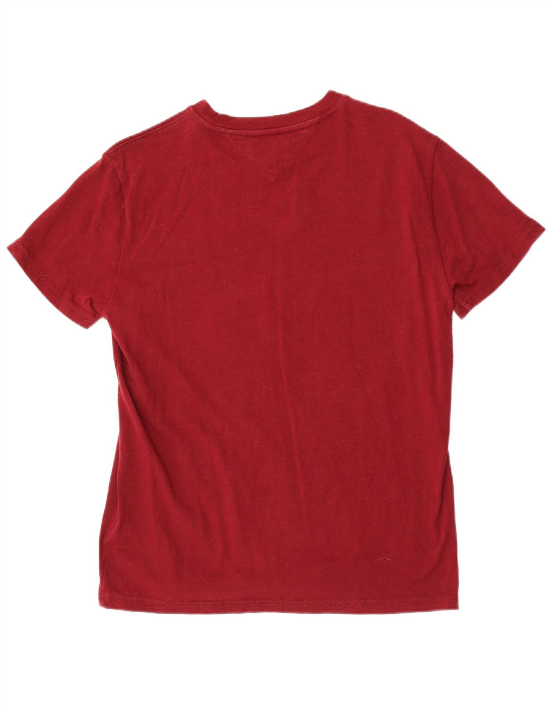 Tommy Hilfiger Camiseta masculina pequena de algodão marrom