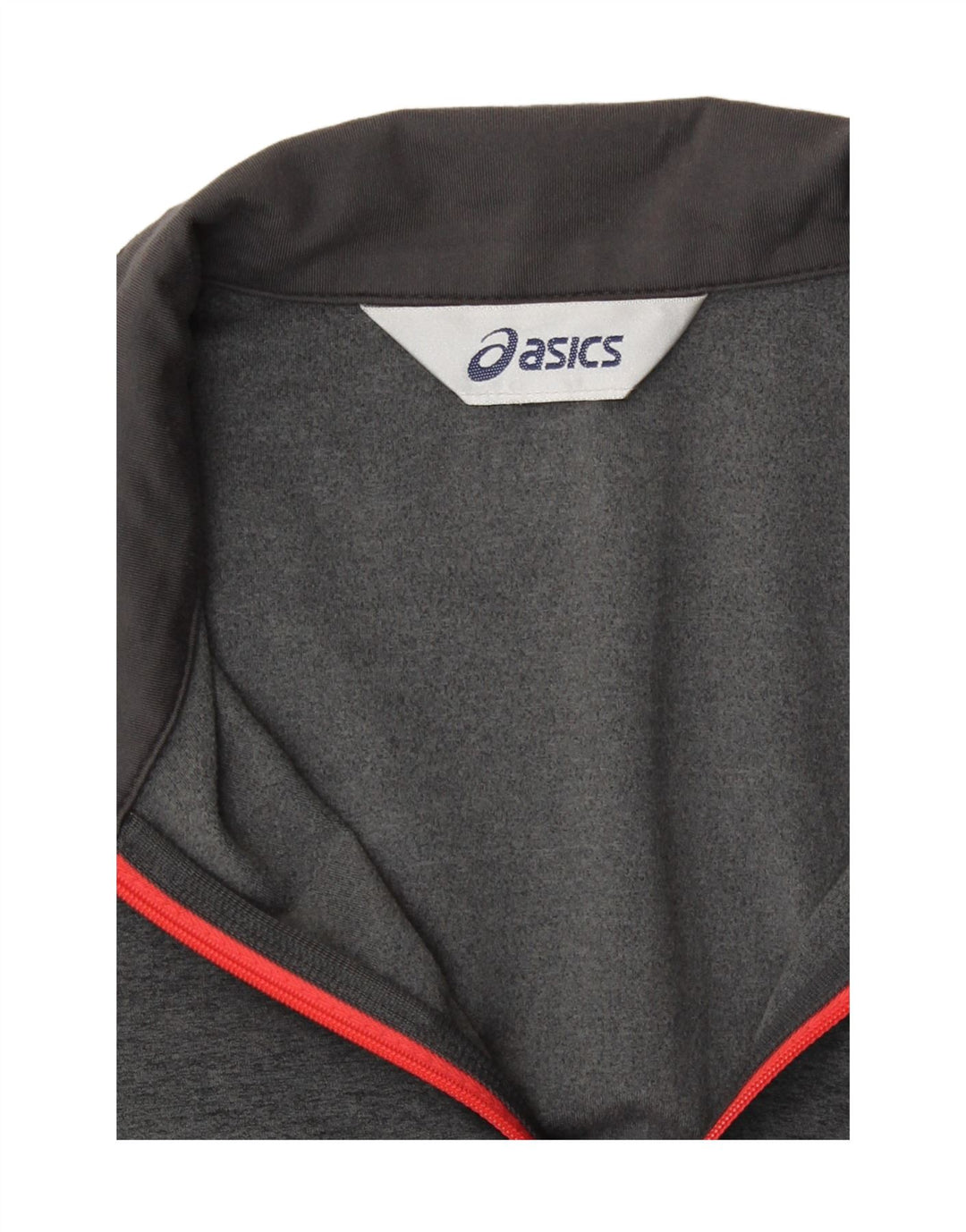 Asics Womens Tracksuit Top Jacket UK 10 Pequeno Cinza Flecked