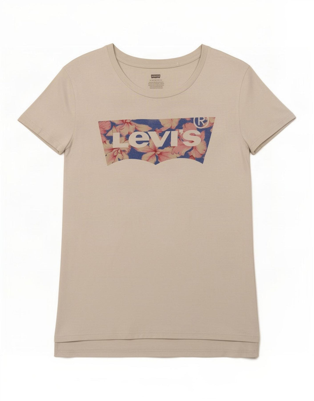 Camiseta feminina gráfica Levi's UK 12 médio branco