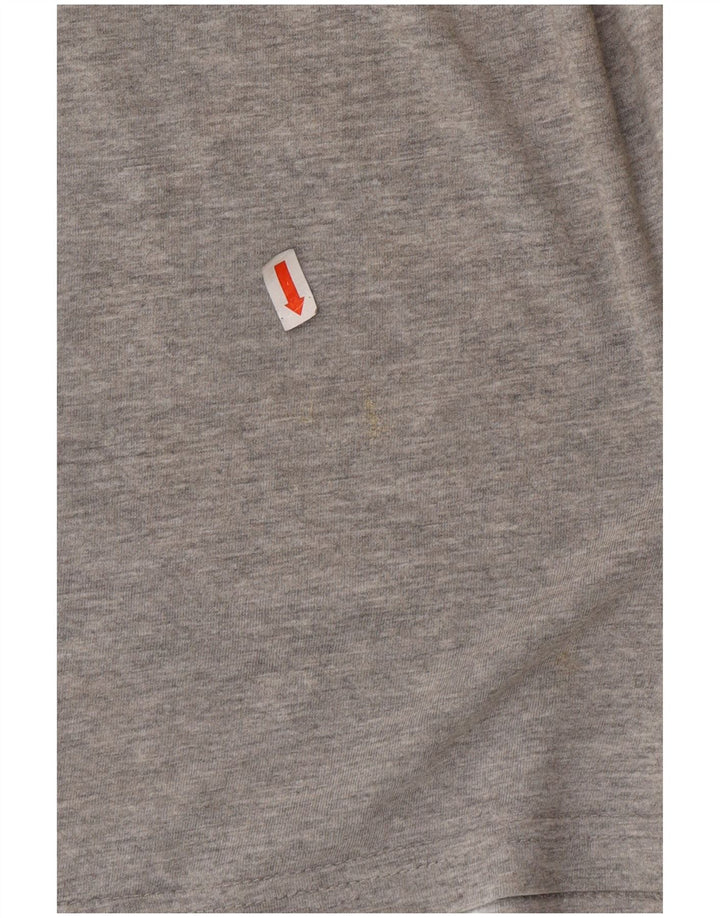 Camiseta masculina CHAMPION Top algodão cinza médio