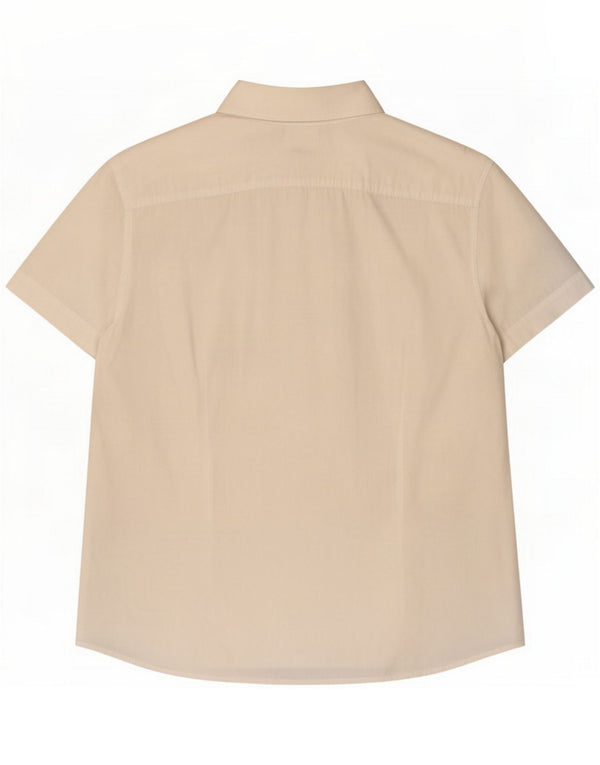 Slam Camisa feminina de manga curta UK 16 Grande algodão branco