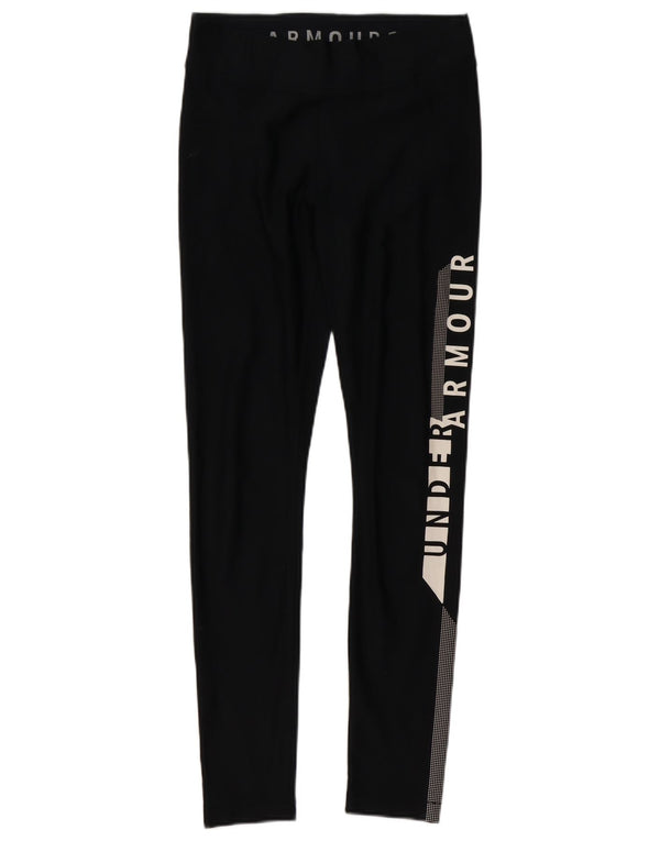 Leggings femininas Under ARMOUR Heat Gear Graphic UK 14 médio preto