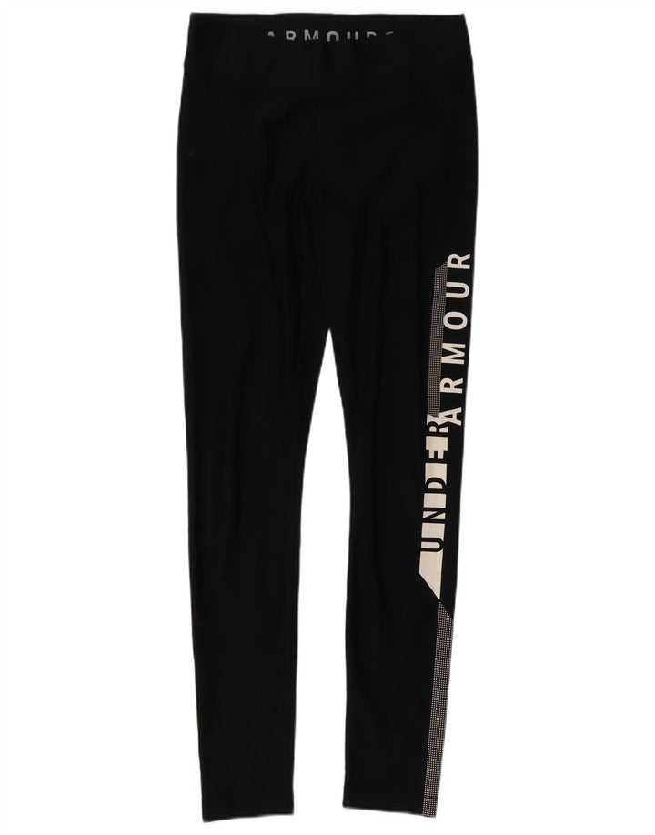 Leggings femininas Under ARMOUR Heat Gear Graphic UK 14 médio preto