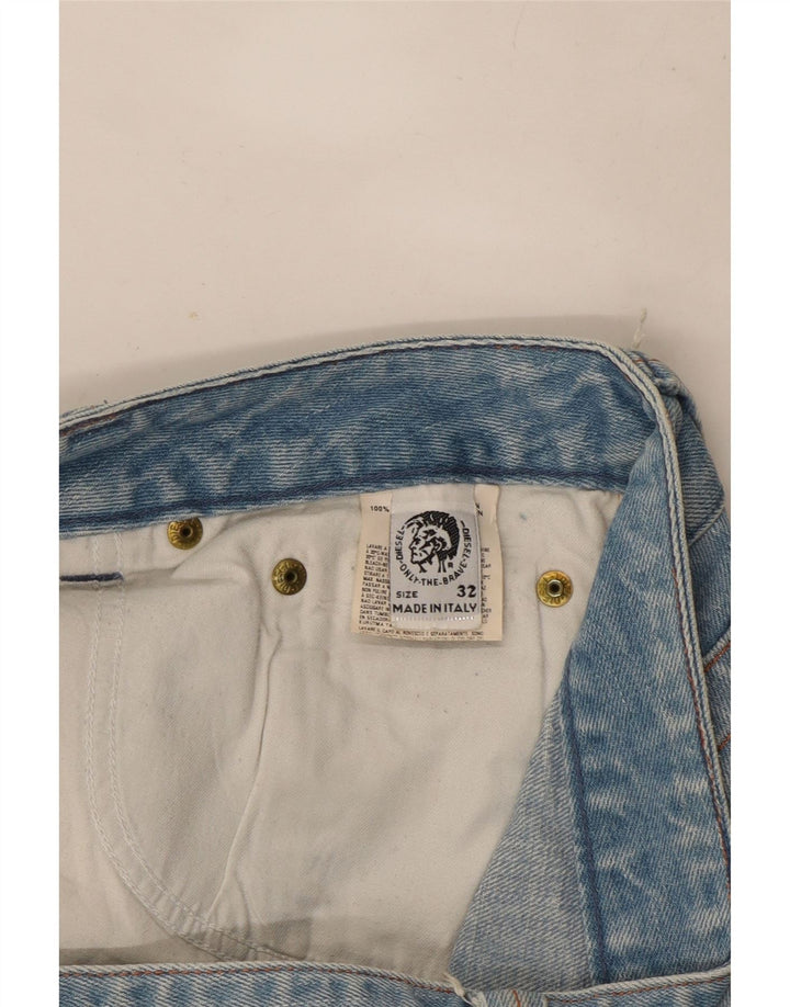 Diesel feminino bootcut jeans W32 L34 azul algodão